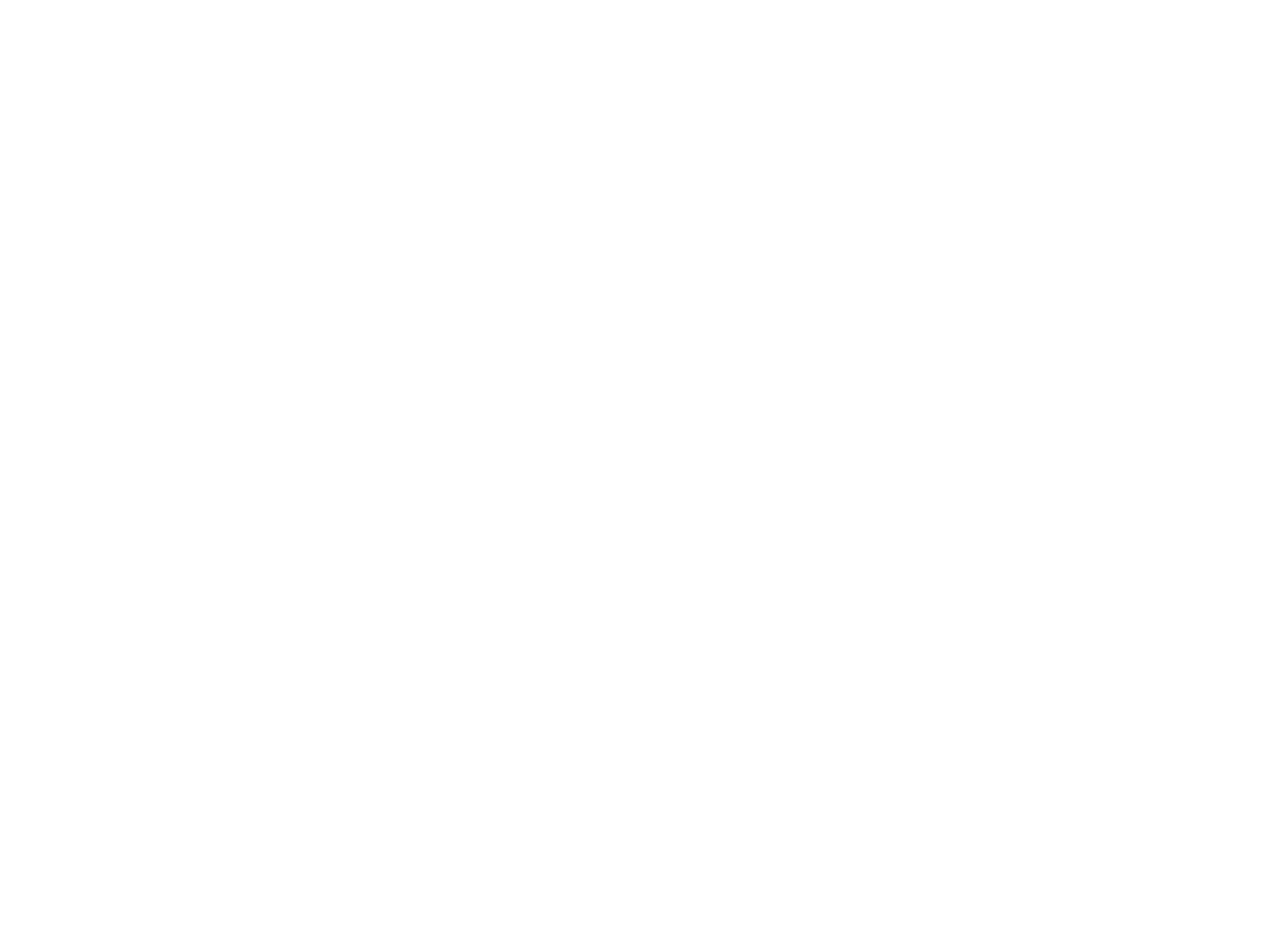 A line drawing of a woman sitting at a laptop.